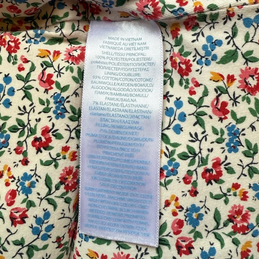 EUC Ralph Lauren Baby Girl Down Filled Puffer Vest-Pink + Colorful Floral Lining